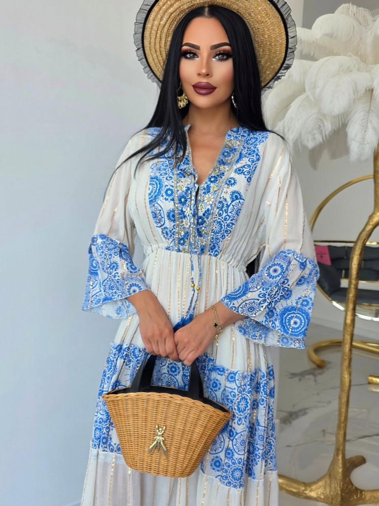 Бохо рокля Blue Boheme