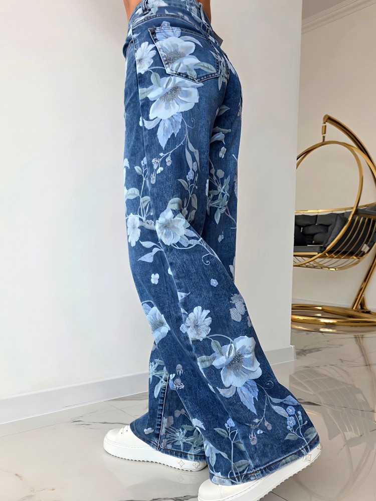 Дънки Floral Beauty