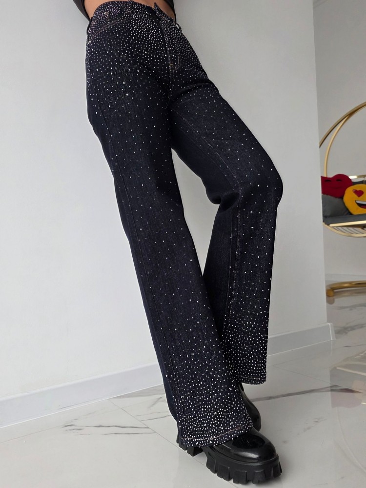 Дънки с камъни Indigo