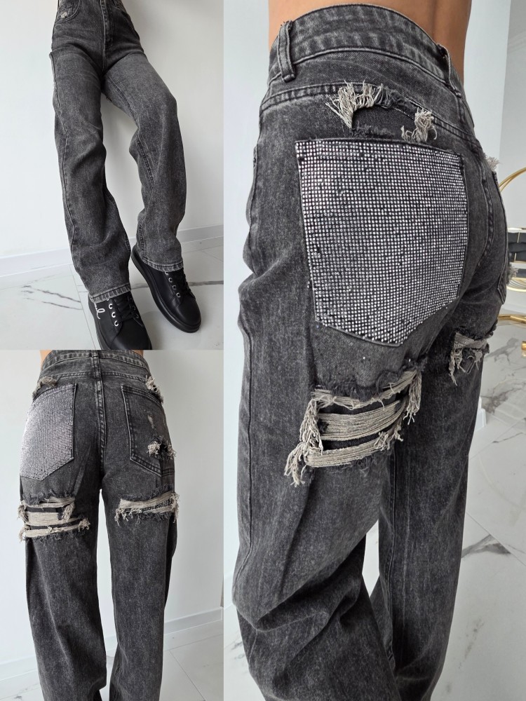 Дънки с накъсан ефект Дънки с накъсан ефект