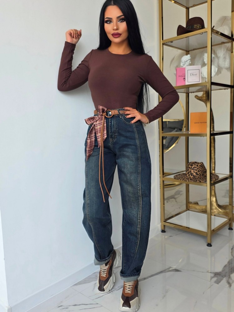 Дънки с жестока кройка Luxe Fit