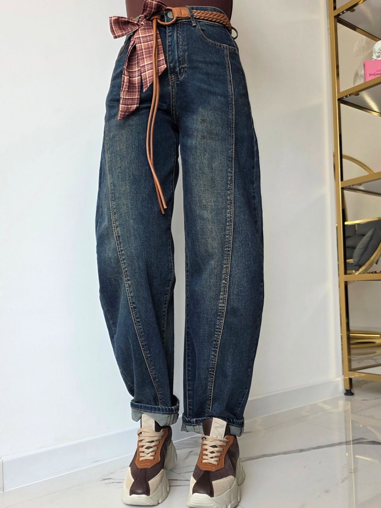 Дънки с жестока кройка Luxe Fit