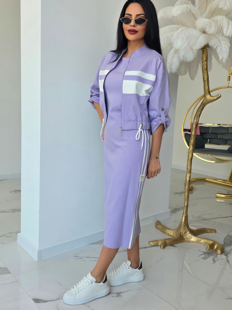 Дънков комплект Lavender Denim Set