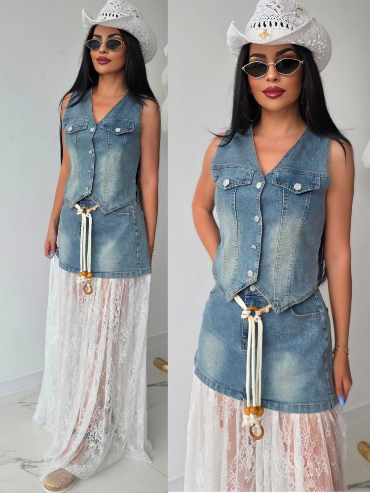 Дънков комплект Luxe Denim Set