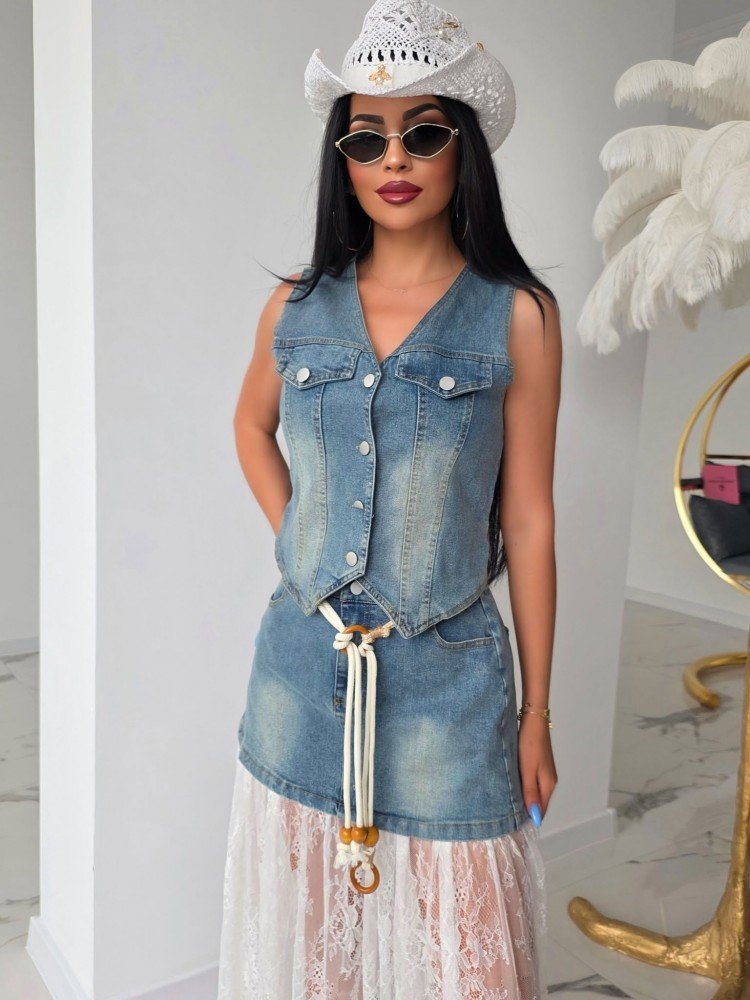 Дънков комплект Luxe Denim Set
