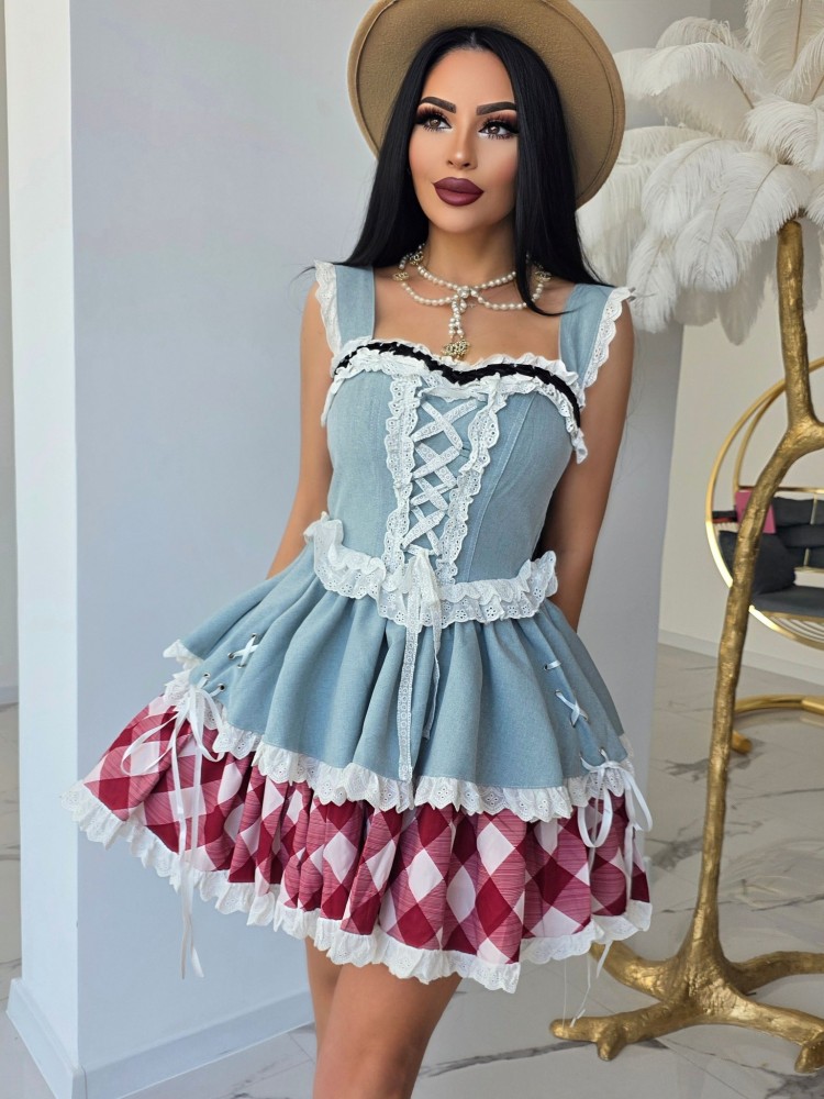 Дънкова рокля Baby Doll Blue