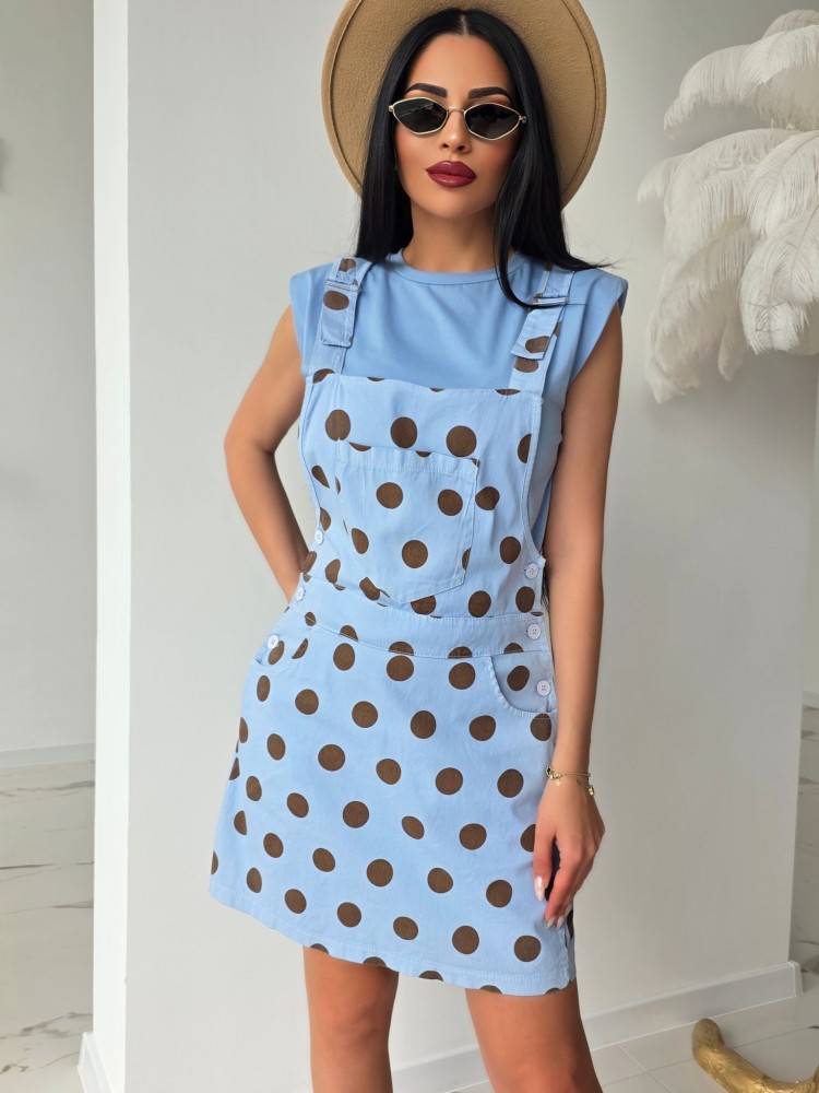 Дънкова рокля Blue Dot Denim