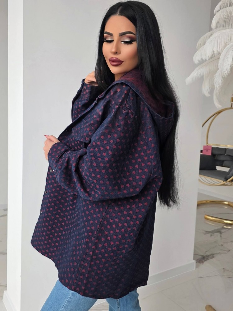 Дънково яке с качулка