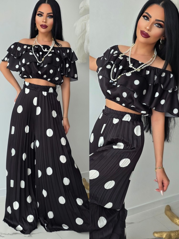 Комплект Black Satin Elegance