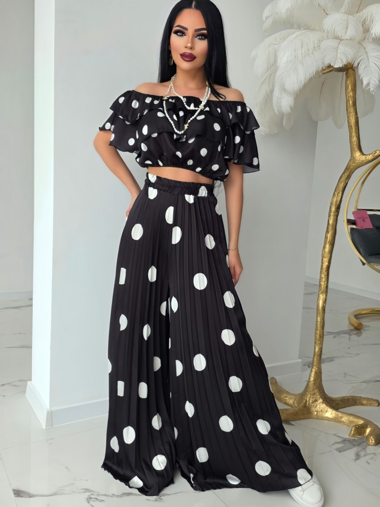Комплект Black Satin Elegance