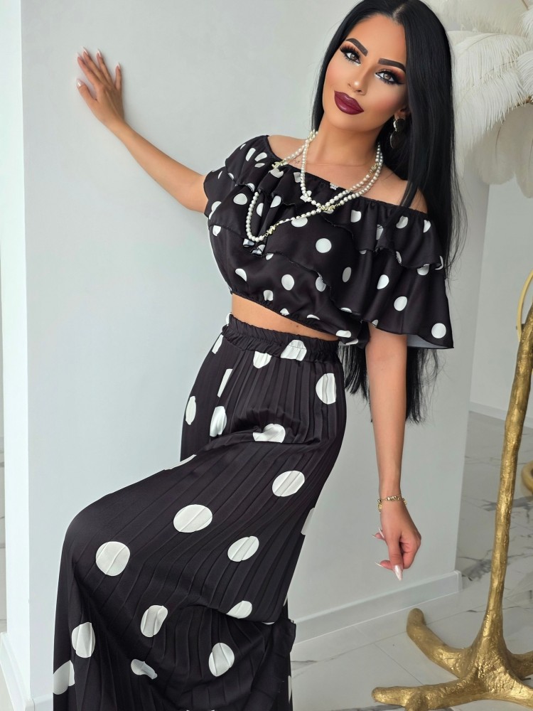 Комплект Black Satin Elegance