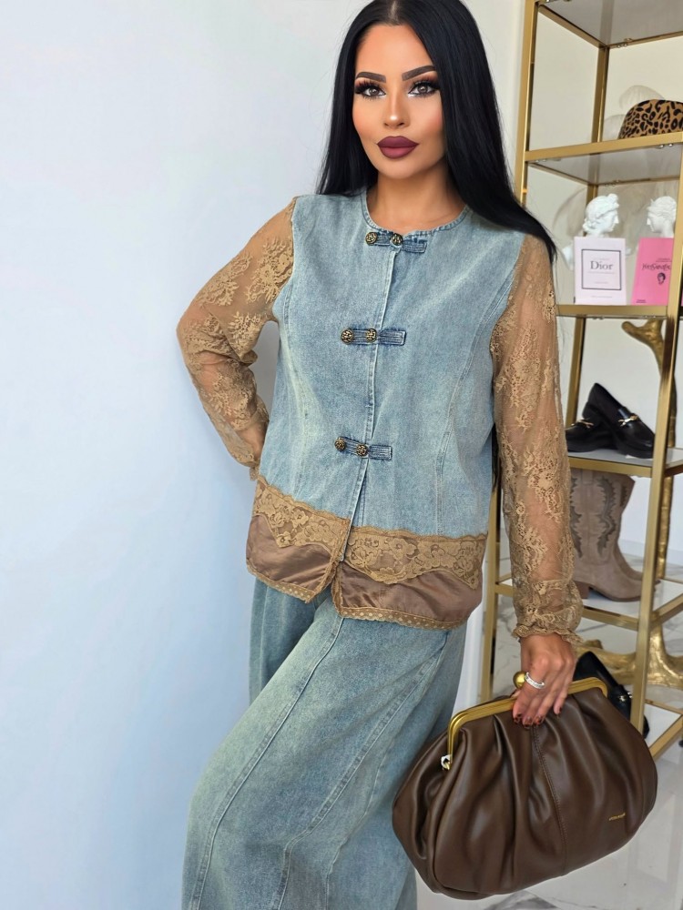 Комплект Boho Denim & Lace