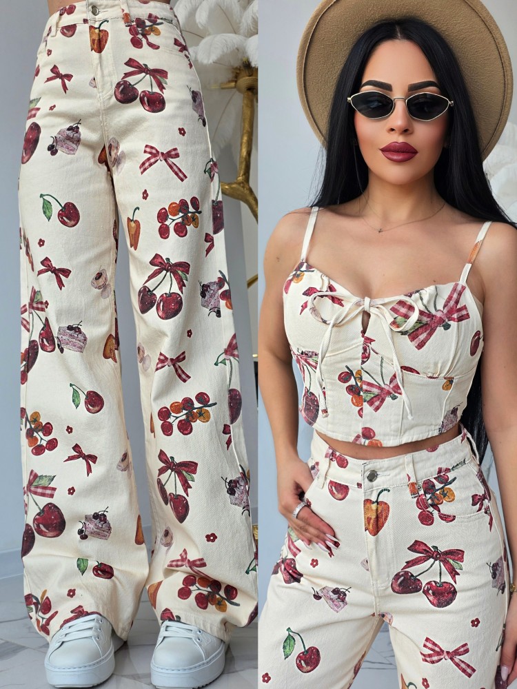 Комплект Cherry Denim Set