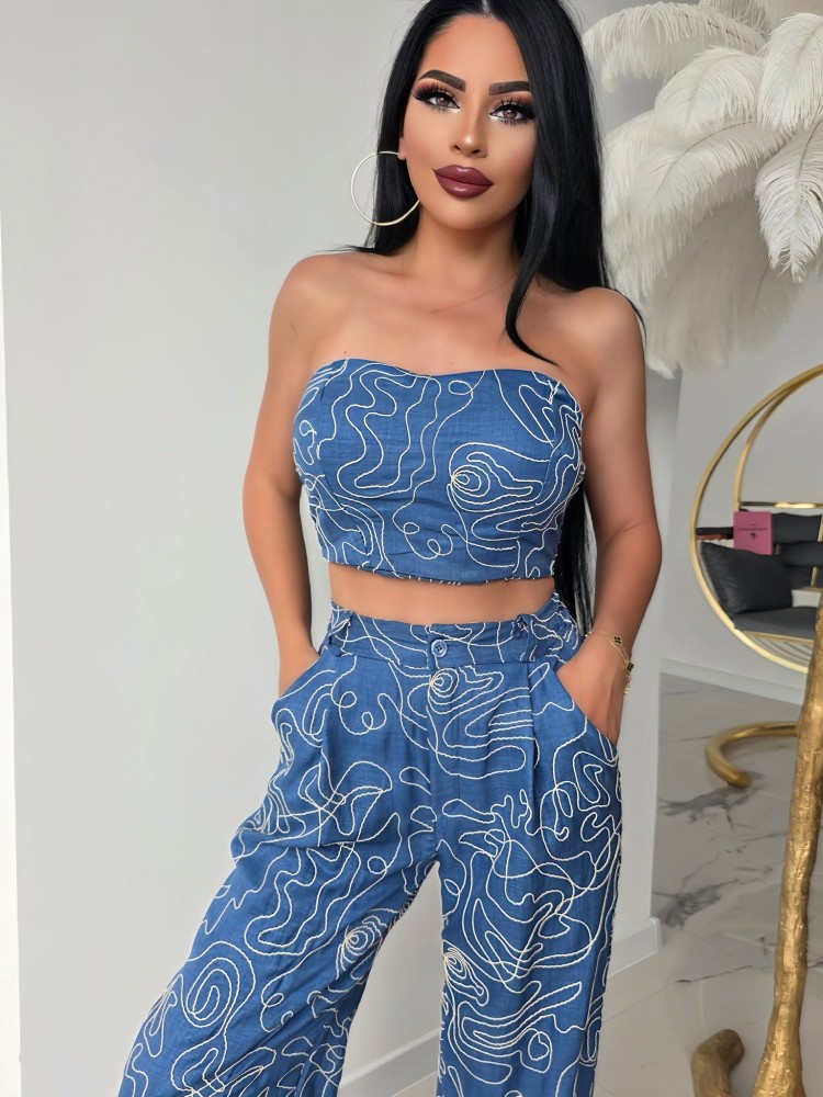 Комплект от тъничък деним Summer Denim