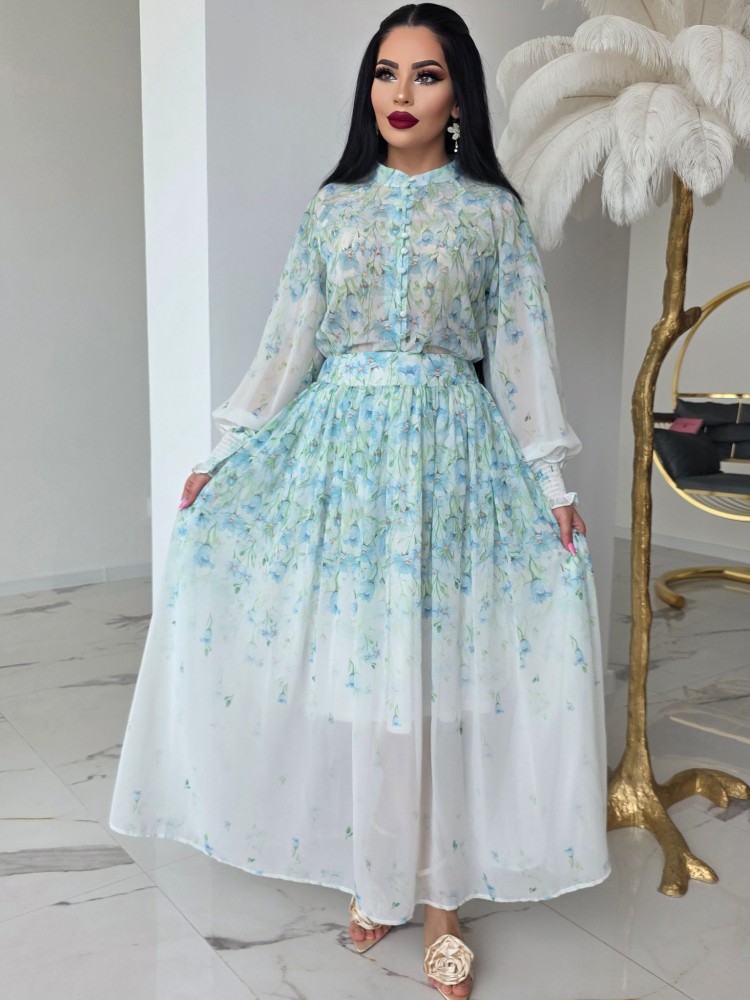 Комплект риза и ефирна пола Flower