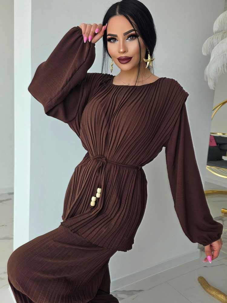 Комплект солей е цвят шоколад