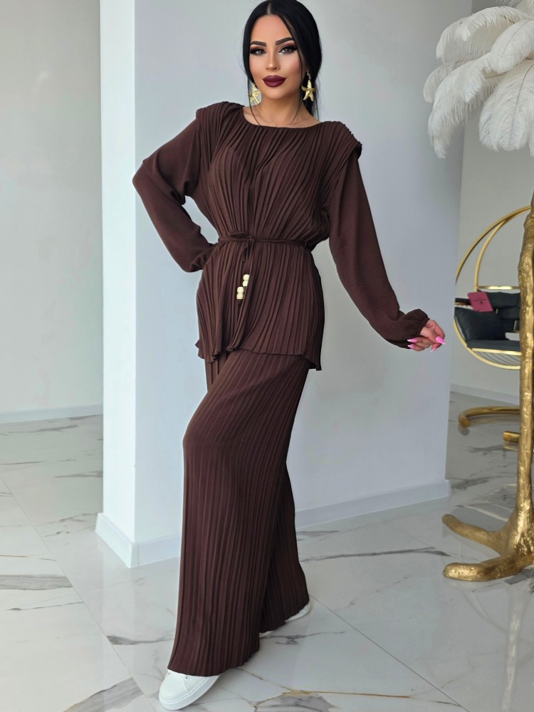 Комплект солей е цвят шоколад