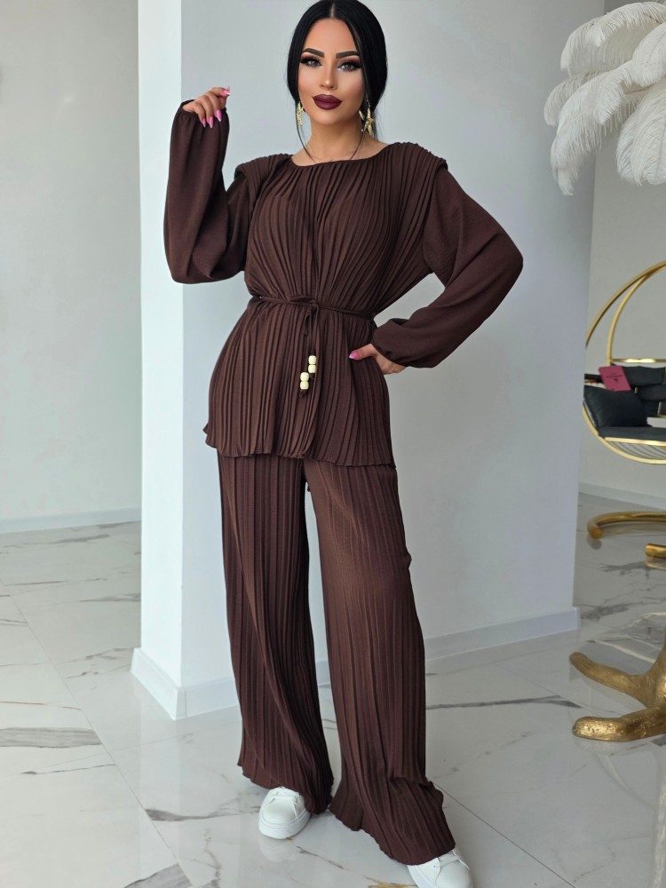 Комплект солей е цвят шоколад