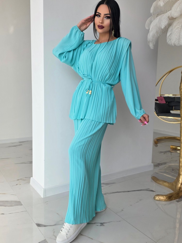 Комплект солей в цвят тюркоаз