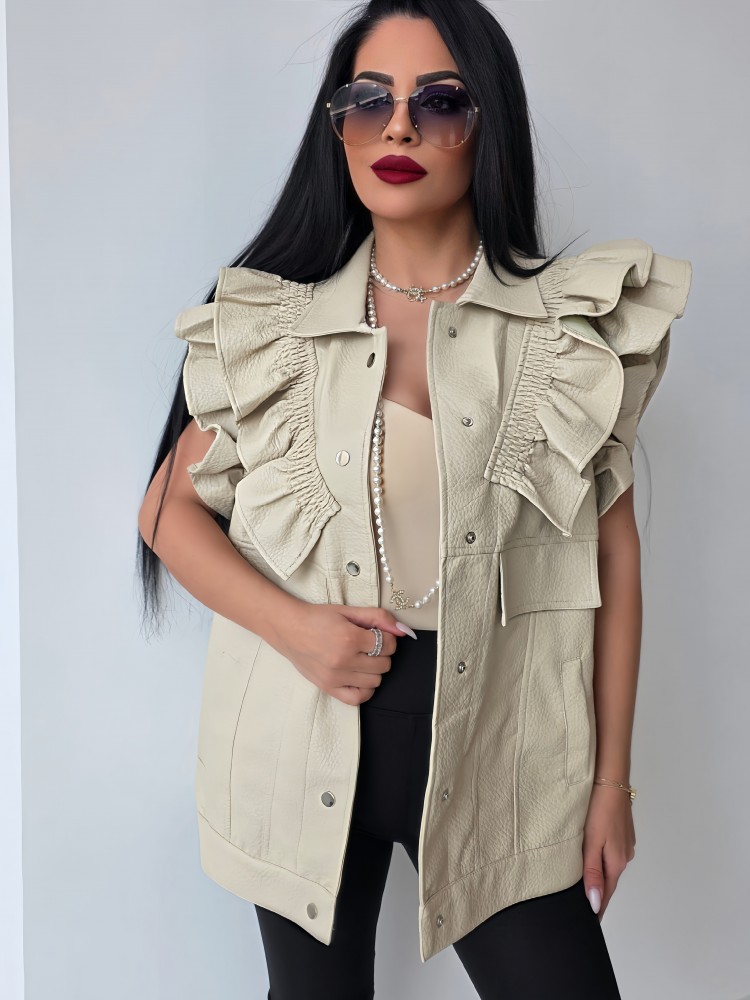 Кожен елек Lady