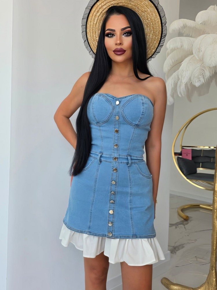 Красива рокля Denim Muse