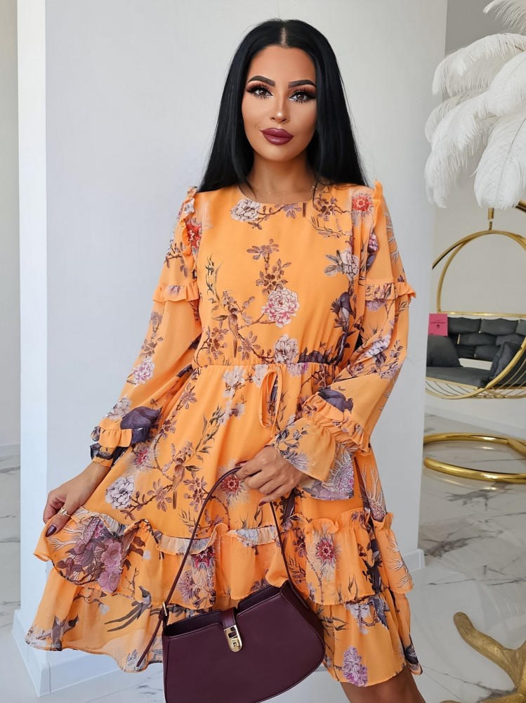 Красива рокля с принт Autumn Красива рокля с принт Autumn