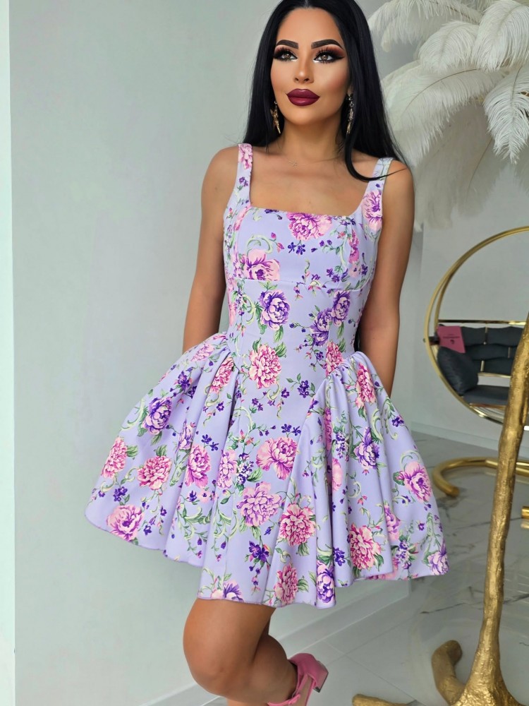 Кукленска рокля Lavender Bloom