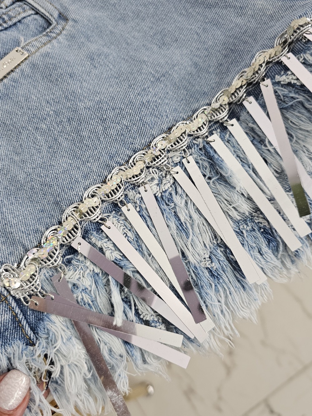 Лимитирани дънки Silver Details