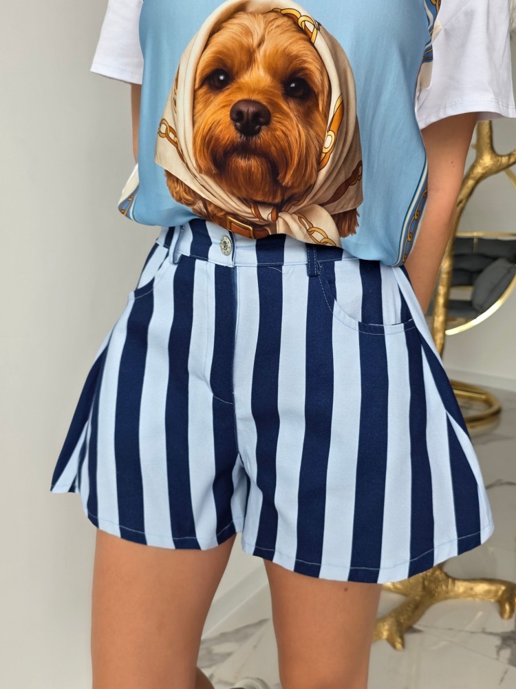 Лимитирани дънки Striped Denim Jeans