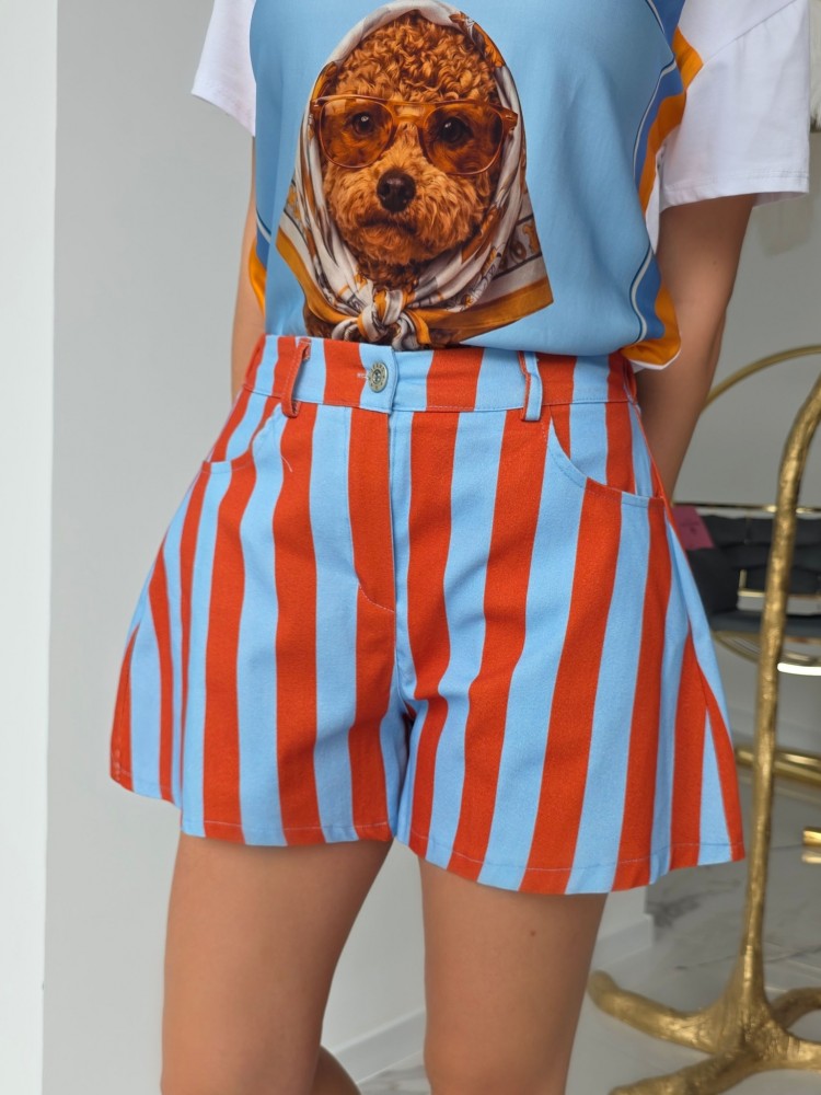 Лимитирани дънки Striped Denim Jeans