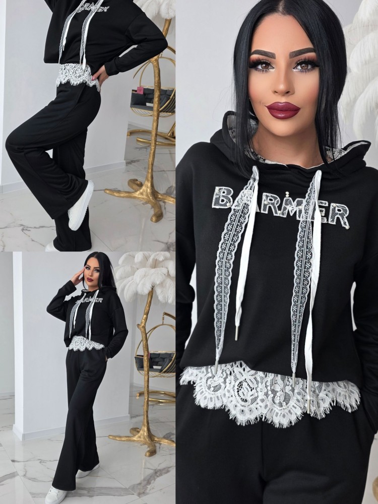 Луксозен екип в комбинация с дантелени детайли