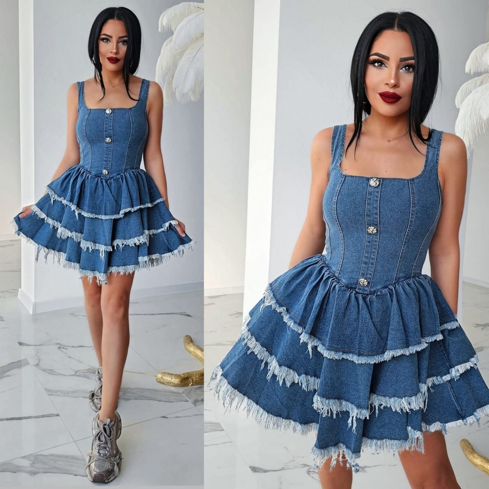 Луксозна кукленска рокля