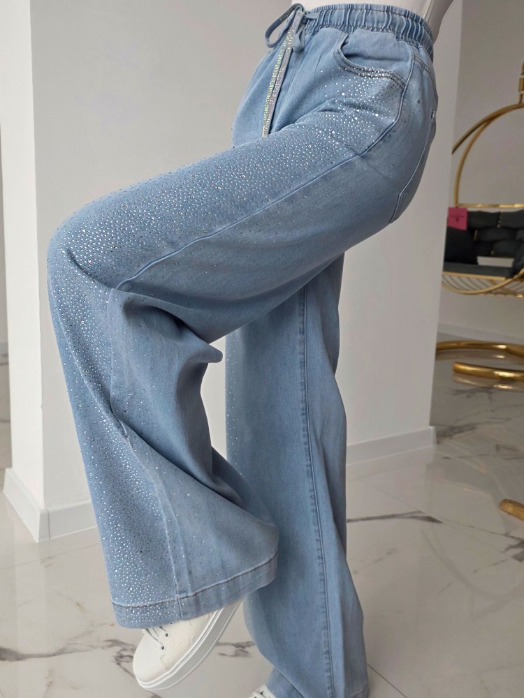 Луксозни дънки с камъчета