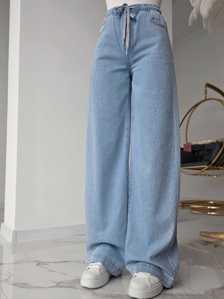 Луксозни дънки с камъчета