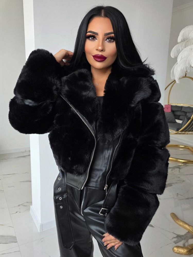 Палто с косъм Ella Палто с косъм Ella