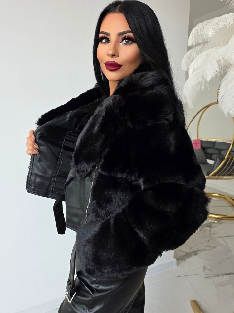 Палто с косъм Ella