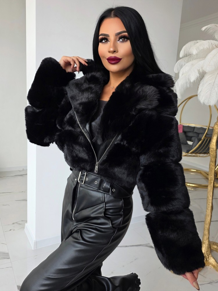 Палто с косъм Ella Палто с косъм Ella