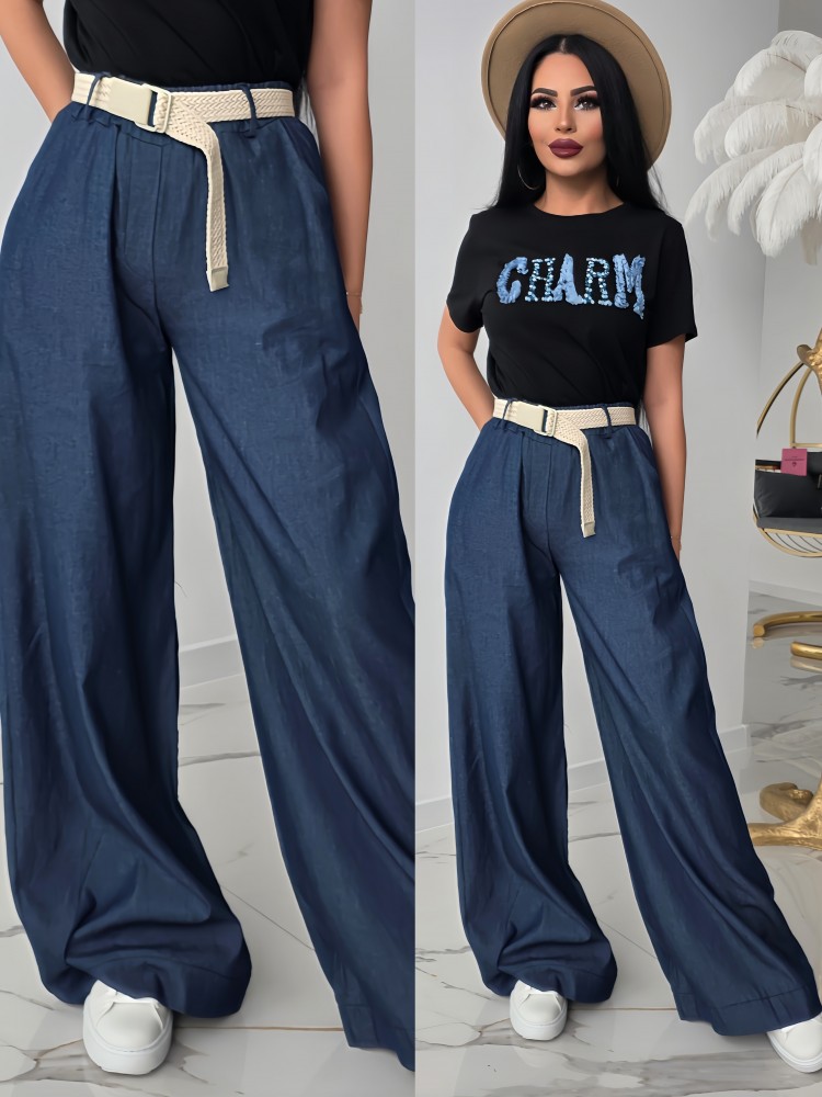 Панталон Bold Indigo с коланче