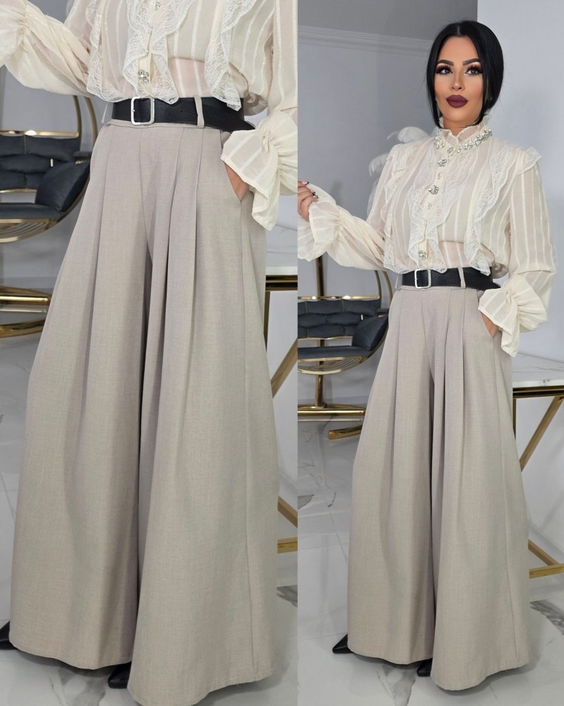 Панталон с ефирна кройка