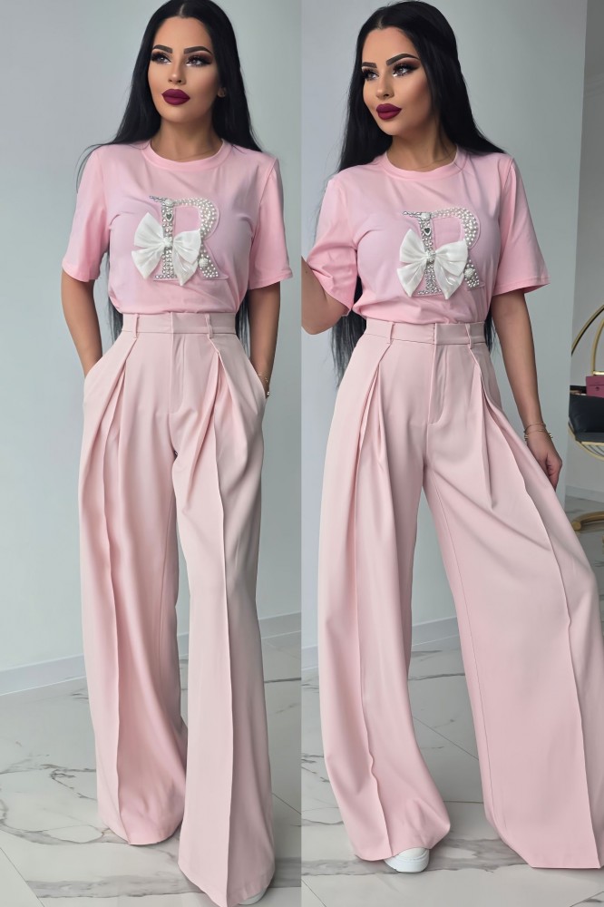 Панталон с невероятна кройка Pink Панталон с невероятна кройка Pink