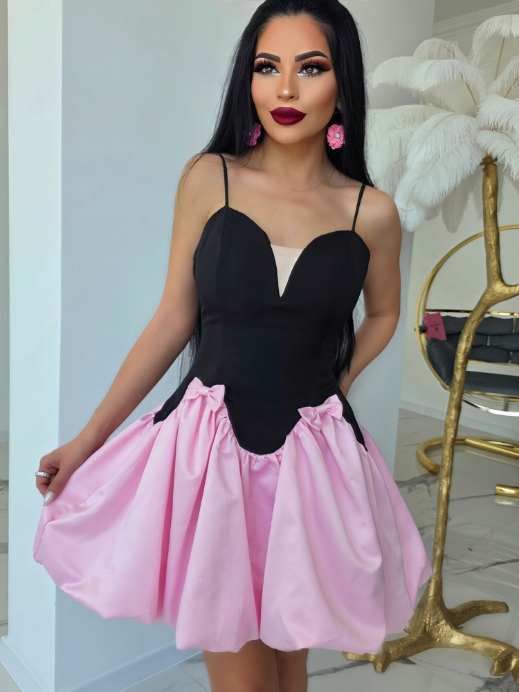 Приказна рокля Pink Noir Elegance