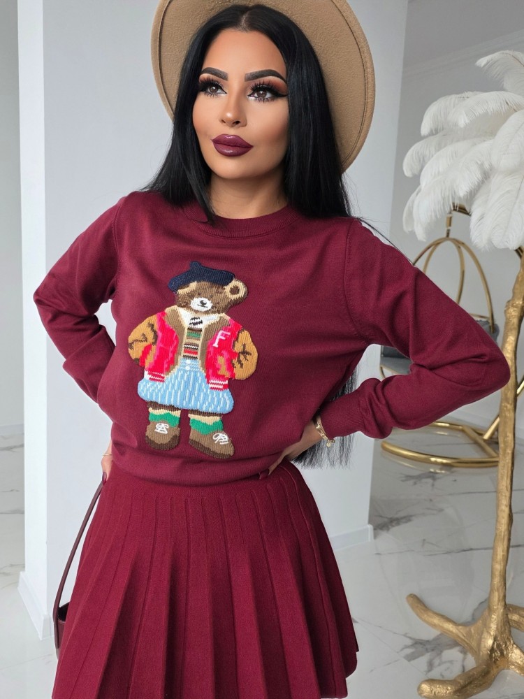 Пуловер с кашмир Bear Пуловер с кашмир Bear