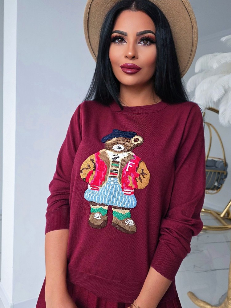 Пуловер с кашмир Bear