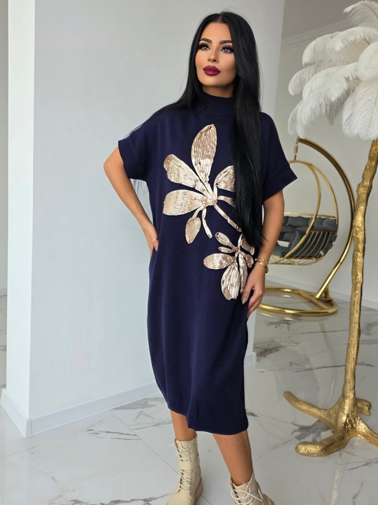 Рокля с ефирна кройка Flower Рокля с ефирна кройка Flower