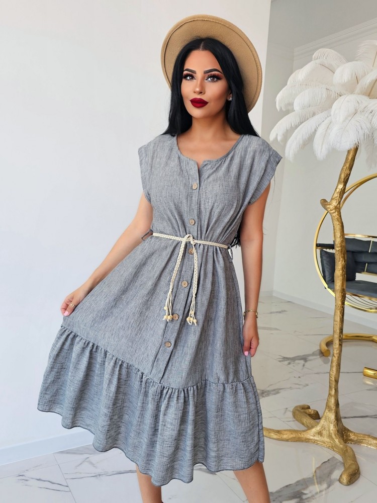 Рокля с ленен състав Basic model