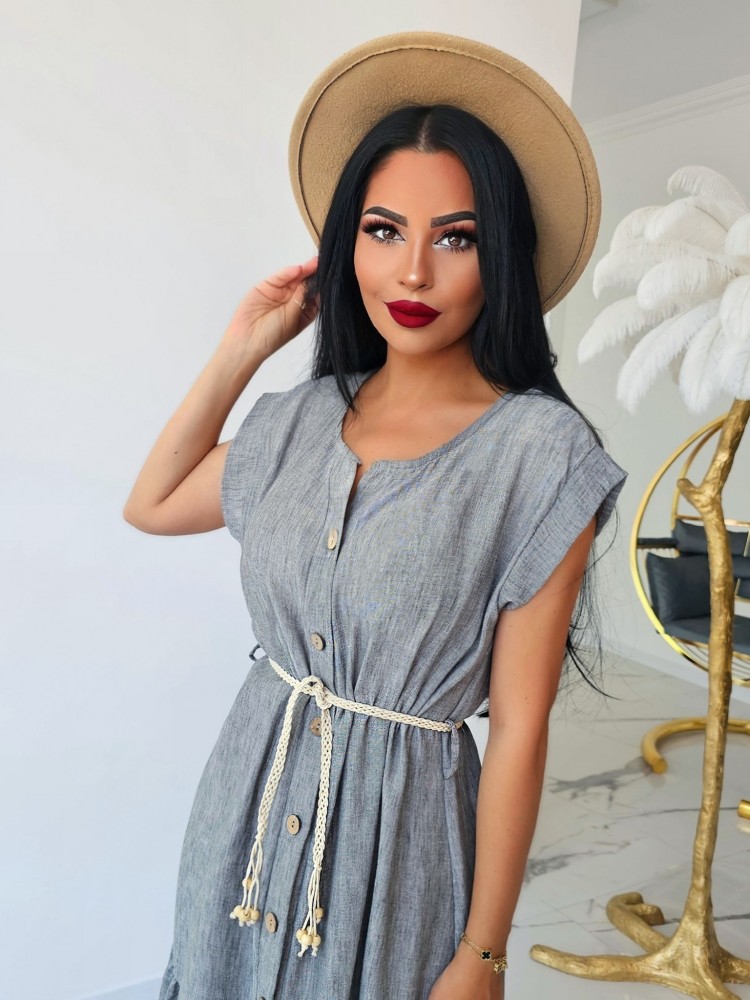 Рокля с ленен състав Basic model