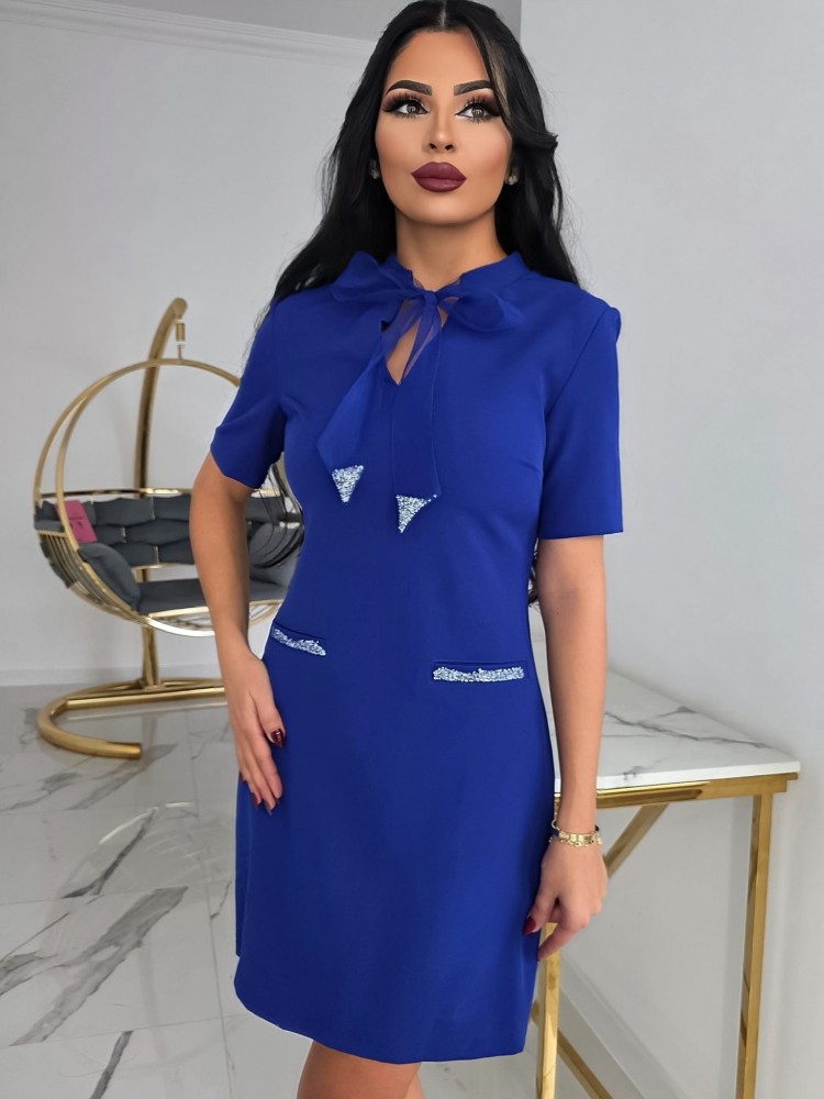 Рокля с вградени кристали Crystal Рокля с вградени кристали Crystal