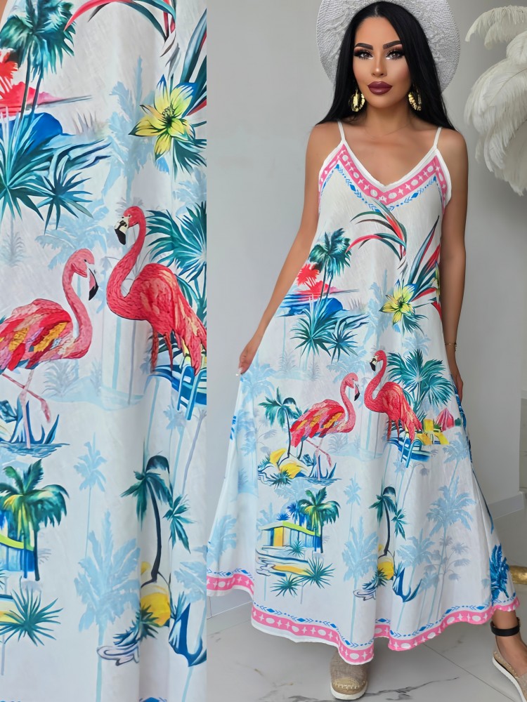 Рокля Tropic с лен