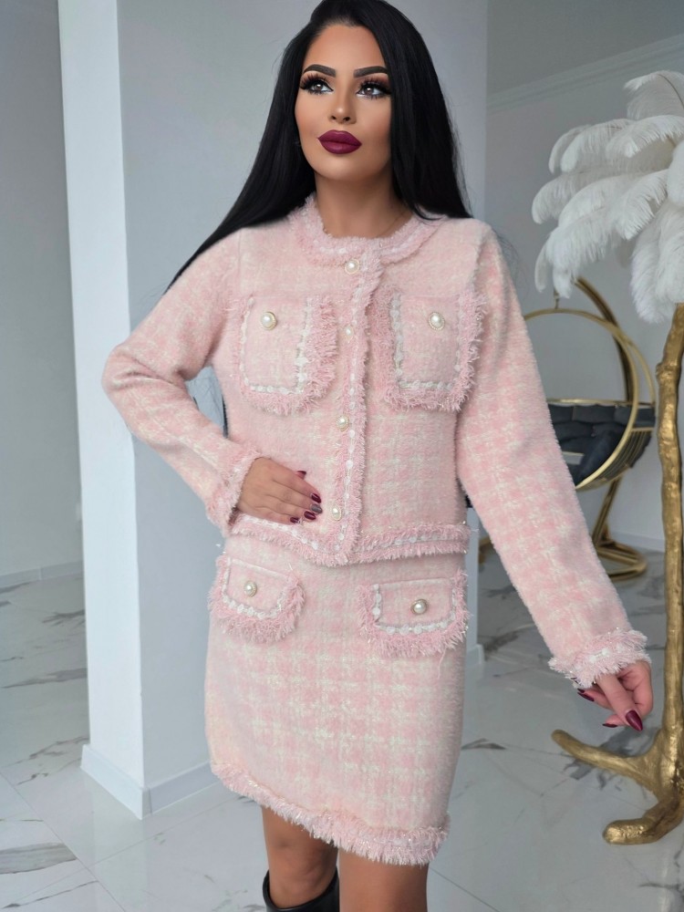 Стилен костюм Baby Pink