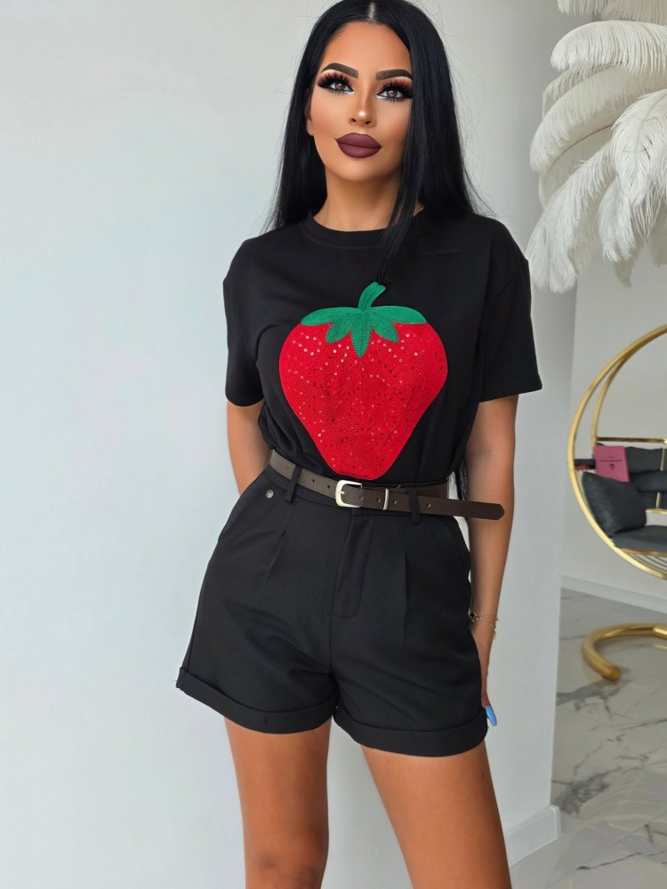 Страхотна тениска Strawberry Kiss